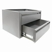 Steel 2 Drawer Cabinet, 20 x 12 x 13.5 in.
