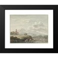 thumbnail image 2 of Daniël Dupré 14x12 Black Modern Framed Museum Art Print Titled - Italian Landscape, After Karel Du Jardin, 1761 - 1800, 2 of 5