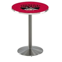 NCAA Pub Table by Holland Bar Stool, Stainless UNLV, 42'' L214 by Holland Bar Stool Co