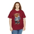 thumbnail image 6 of Dope graphic bear with baseball bat Unisex Heavy Cotton Tee, 6 of 8