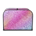 thumbnail image 2 of Cauagu Fun Rainbow for 4 Slice Toaster Cover (11.4''×7.9''×7.5'') Bread Machine Cover Toaster Protector Kitchen Appliance Dust Cover, 2 of 7