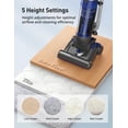 thumbnail image 5 of SSG Upright Vacuum Cleaner, Aspiron 1200W 25kPa 5-Mode Bagless Vacuum w/ Crevice Tool & Extension Wand, 3L Dust Cup w/ HEPA Filter, Upright Vacuum for Carpet, Pet Hair, Hard Floor, Tile Particles, 5 of 7