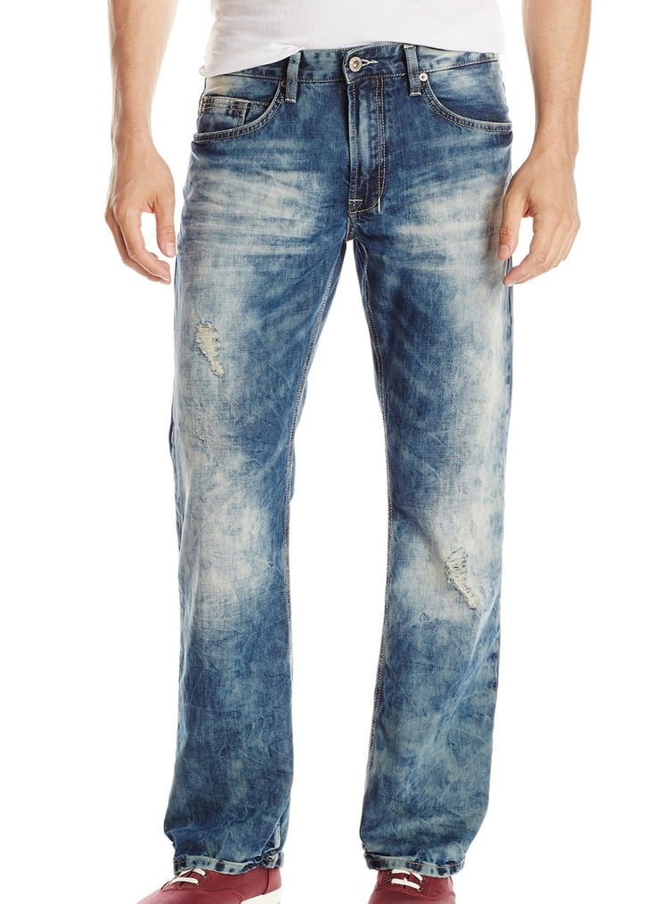 Buffalo Jeans - Mens 33x32 Distressed Ruffer Jeans 33 - Walmart.com ...