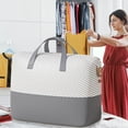 thumbnail image 5 of Clothing Storage Bag Divided Into Compartments Large Capacity Clothing Storage Bag Wardrobe Clothing Sorting Storage Bag, 5 of 5