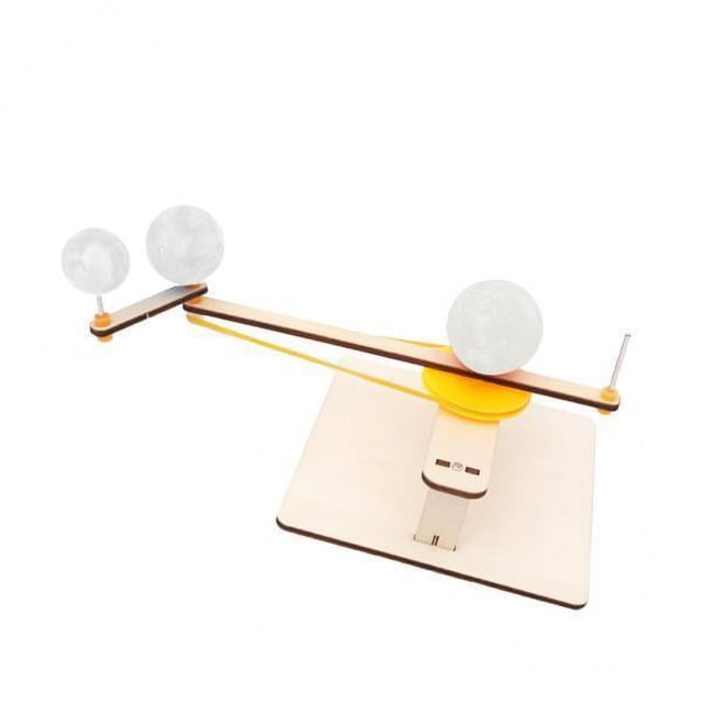 2x Niños Ciencia Juguetes DIY Ensamblado 3D Rompecabezas Juguetes Educativos para Niños Astronómicos Planetas Modelo 2 piezas