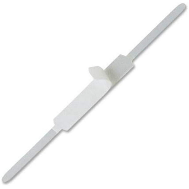 Self Adhesive Prong Paper Fasteners, Matte Steel Finish, 1 inch