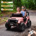 thumbnail image 2 of VOLTZ TOYS HAVOC 2-Seater Jeep 24V Kids Ride On Car - Power Battery, Dual Motors, Openable Doors, LED Searchlights & Parental Remote Control - Pink, 2 of 6