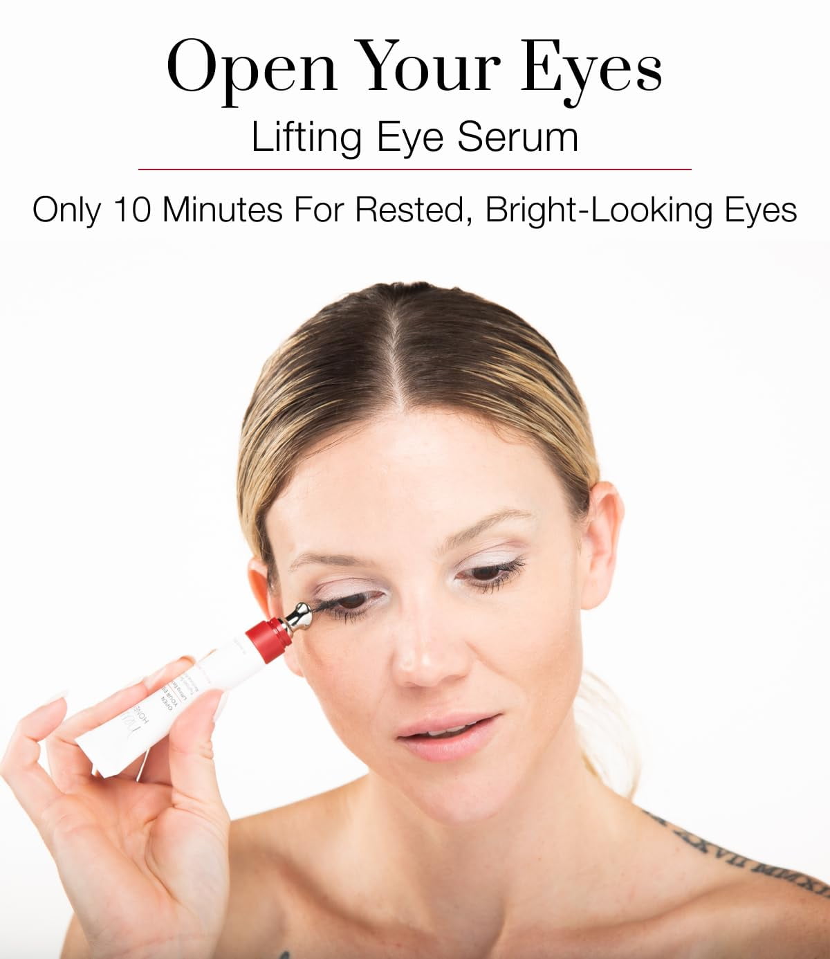 Hey Honey Open Your Eyes Lifting Eye Serum | Under Eye Cream for Dark Circles & Puffiness, 0.5 oz | 15 ml