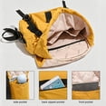 thumbnail image 4 of AUXDIQ Hiking Backpack 16L Lightweight Backpack Travel Daypack for Women Men Yellow, 4 of 6