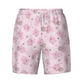 thumbnail image 4 of Lsque Mens Swim Trunks Cute Pig Pattern - Bathing Suit Compression Liner - Beach Swim Shorts Swimwear - (S-3XL) - Stretch Quick Dry -Medium, 4 of 9