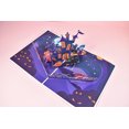 thumbnail image 3 of 3D Halloween Pop Up Cards - Pop Up Cards Halloween Pop Up Greeting Cards Spooky Halloween Card, Halloween Greeting Cards Pumpkin Trick or Treat 3D Pop Up Card with Envelope (Halloween Cards), 3 of 6