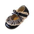 thumbnail image 2 of breaise Girls Lace Mary Jane Flats Soft Slip on Flat Toddler Princess Dress Shoes, 2 of 4