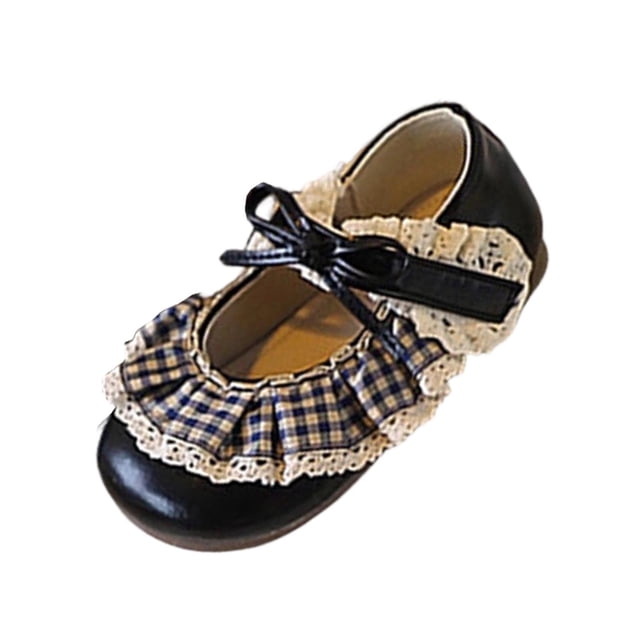 Chaussures Mary Jane pour Filles, Chaussures Habillées à Semelle Souple pour Tout-Petits, Ballerines Décontractées à Bride Ajustable pour le Printemps, l'Été, les Fêtes
