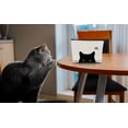 thumbnail image 3 of Bolsa de maquillaje BARPERY Cute Cat, tela de lino negra, 19 x 25 cm, 3 of 8