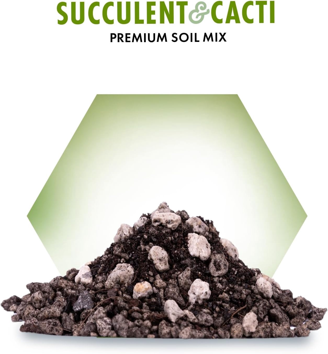 Premium Succulent Mix for Indoor & Outdoor Plants - Fast-Draining Potting for Succulents, Cacti, & Houseplants - Natural Blend with Pumice for Optimal Plant Growth - 4 Quarts