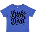 thumbnail image 3 of Inktastic Little Diva Cute Heart Design Girls Toddler T-Shirt, 3 of 5