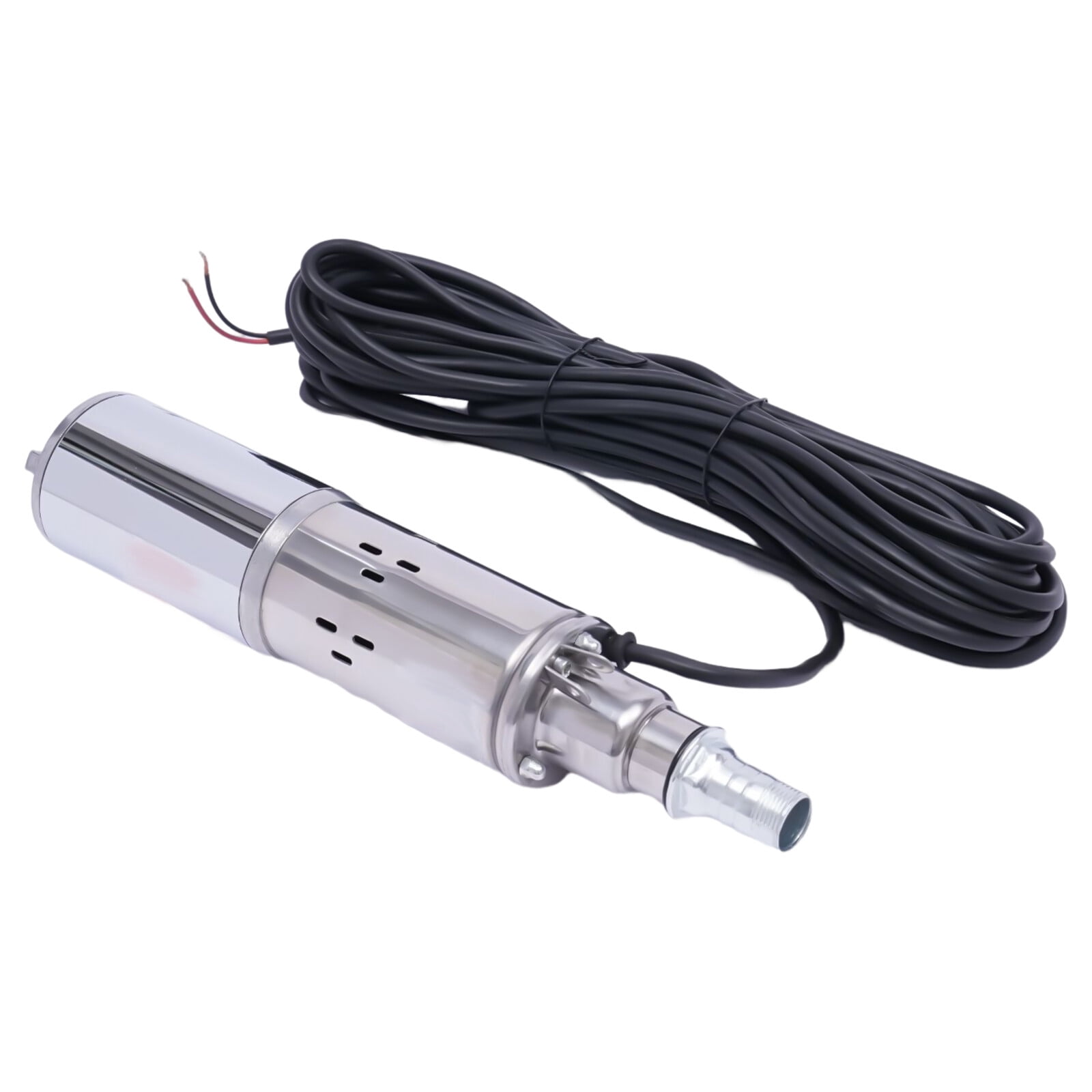12V Solar Powered Water Pump Farm&Ranch Submersible Bore Hole Deep Well Pump 180W Used in Farmland, Factories, Railways