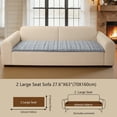 thumbnail image 2 of OHSIO Couch Cover for Pets, Non-Slip Fuzzy Sofa Slipcover, Washable Soft Sofa Protector for Couch Sofa and Sectional (Light Gray, 27.6'' x 63''), 2 of 9