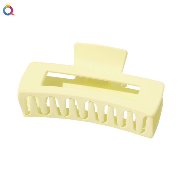 Pinzas para el cabello Staron para mujer (blancas), pinzas grandes de 10.4 cm para cabello grueso, pinza grande mate tipo banana, pinzas antideslizantes de fijación fuerte para cabello fino.