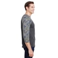 thumbnail image 4 of Aquaguard 100% Cotton Men's Vintage Baseball T-Shirt crew neck tee (3 Pack) - 2XL - VN Smoked/VN Camo, 4 of 7