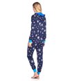 thumbnail image 4 of Ashford & Brooks Women's Mink Fleece Hooded One Piece Pajama Jumpsuit, 4 of 5