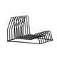 thumbnail image 2 of 2pcs Nordic Style Iron Wire Magazine Rack Display Book Stand Bookshelf Office, 2 of 9