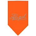 thumbnail image 1 of Angel Rhinestone Bandana Orange Small, 1 of 1