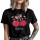 thumbnail image 3 of Camisetas para hombre, camisetas casuales de manga corta con estampado de cerezas para San Valentín, camisetas gráficas para hombre, 3 of 8
