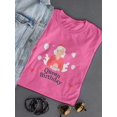 thumbnail image 3 of Queen Bday Cartoon Portrait Shaped T-Shirt Women -Image by Shutterstock, Female Medium, 3 of 4