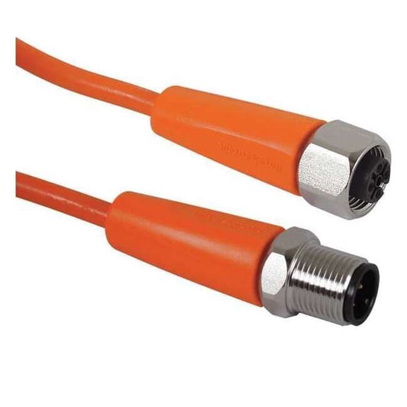 Ifm Cordset,5 Pin,Receptacle,Female EVT044