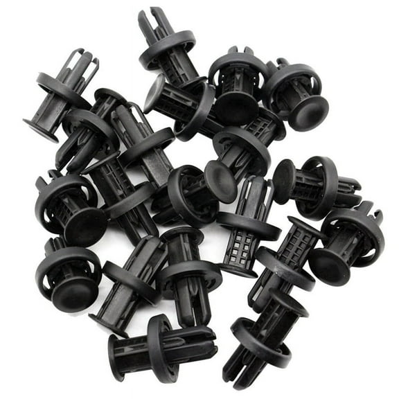 100Pcs Clips 91505-TM8-003 91505TM8003 Panel Retainer Fastener Kit Auto Plastic Clip,100 x Clips,Black