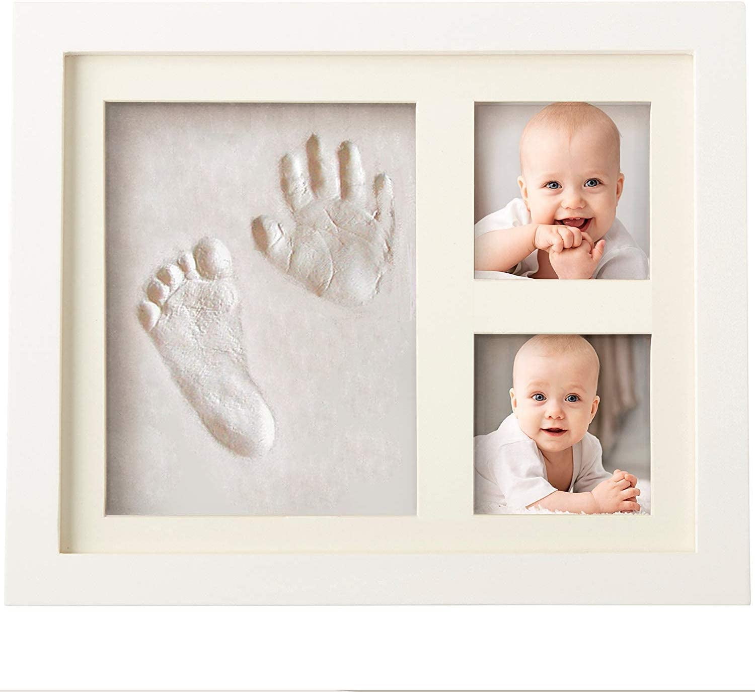 Baby Footprint Kit Baby Picture Frame for Baby Registry Boys,Girls Baby Keepsake Baby Shower Gifts for Mom KeaBabies Baby Hand and Footprint Kit 