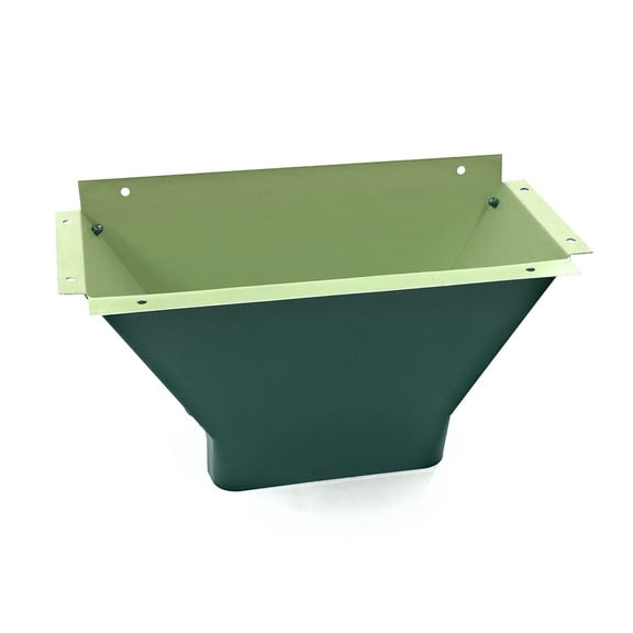 Maxx Flo Outlet - Oversized Downspout Outlet (6 inch, GRECIAN GREEN)