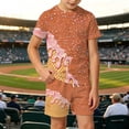 thumbnail image 2 of BOOMNY Boys 2 Peice Clothes Set Ice Cream Graphic Long Sleeve Tshirts Shorts Outfits for Kids Comfy Clothing Set, 2 of 5
