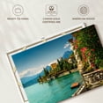 thumbnail image 6 of Elephant Stock Villa Monastero In Como Lake Wall Art - Horizontal Canvas Wall Art - Living Room Wall Decor - Nature Canvas - Blue And Teal Decor - 12" x 8", 6 of 8