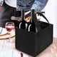 thumbnail image 5 of Bolsa para botellas de vino dividida, bolsa portátil para vino, bolsa decorativa para champán, 5 of 6