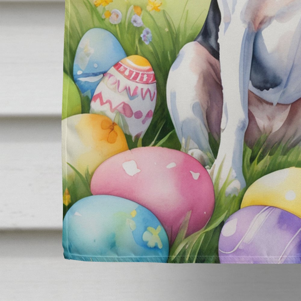American English Coonhound Easter Egg Hunt House Flag 28 in x 40 in