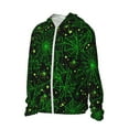 thumbnail image 2 of Easygdp Green Bright Web with Spiders Lightweight Long Sleeve Sun Shirt Sports long-Sleeved Sun Protective Clothing, Quick Drying Breathable - Medium, 2 of 9