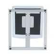 thumbnail image 4 of Coaster Contemporary White Bar Stool-Color:White,Finish:Chrome,Quantity:1,Style:Contemporary, 4 of 4
