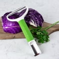 thumbnail image 2 of Microplane 2-in-1 Cabbage Corer and Shredder Tool - Efficient Kitchen Gadget, Green, 2 of 4