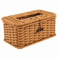 thumbnail image 3 of Cubierta de Caja PañUelos Rectangular RatáN, Soporte para Tejido Bohemio, Dispensador Granja Vintage el Hogar, 3 of 5