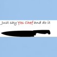 thumbnail image 3 of CafePress - Just Say Yes Chef T Shirt - Men's Classic Graphic T-Shirt, 3 of 4