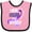 Pink and Black, variant on Inktastic I Wear Purple For Myself Lupus Awareness Boys or Girls Baby Bib