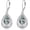 Teardrop Shaped, variant on Vintage Teardrop/Marquise Moss Agate Dangle Earrings for Women Sterling Silver Natural Moss Agate Leverback Earrings Birthday Jewelry Gift