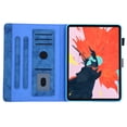 thumbnail image 4 of ELEHOLD PU Leather Folio Case For iPad mini (6th Generation) Kickstand Shockproof Cover, with Credit Card Holder & Pencil Holder, Auto Sleep&Weke -Blue, 4 of 6