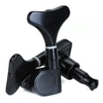 thumbnail image 4 of Bunblic 4x Black String Tuning Pegs Guitar Machine Heads Electric Bass Parts 2L2R, 4 of 8