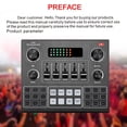 thumbnail image 3 of Live Sound Card 12 Electric Sounds 14 Effects Real Time Monitoring BT Accompaniment Microphone Set Mic Support for Broadcasting Recording Singing, 3 of 7