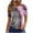 Purple#, variant on cocolona Womens Summer Tops 2026 Crew Neck Short Sleeve Cute Print T-shirts Dressy Casual Blouses S-2XL