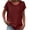#07 Red 【Mix, Match & Stock Up on Your Favorite Palette.】, variant on Women's Short Sleeve Linen T-Shirt Top Blouse with Round Neck and Patch Pocket Solid Color Casual Daily Wear Work Office Fashion Essential for Women | Sopatenor,Beige XL