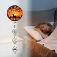thumbnail image 4 of Personalized Wall Clock Non-Ticking Silent Clocks Battery Operated Round Clocks Decorative for Bathroom,Office-Silhouette Of Deer Against Sunset, With Forest Lake(14inch), 4 of 4